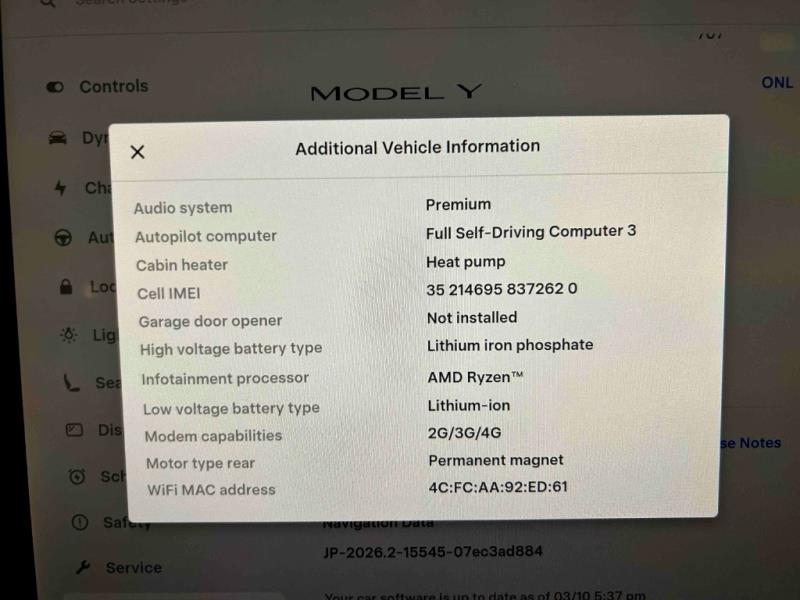 2022 Tesla Model Y 60kWh
